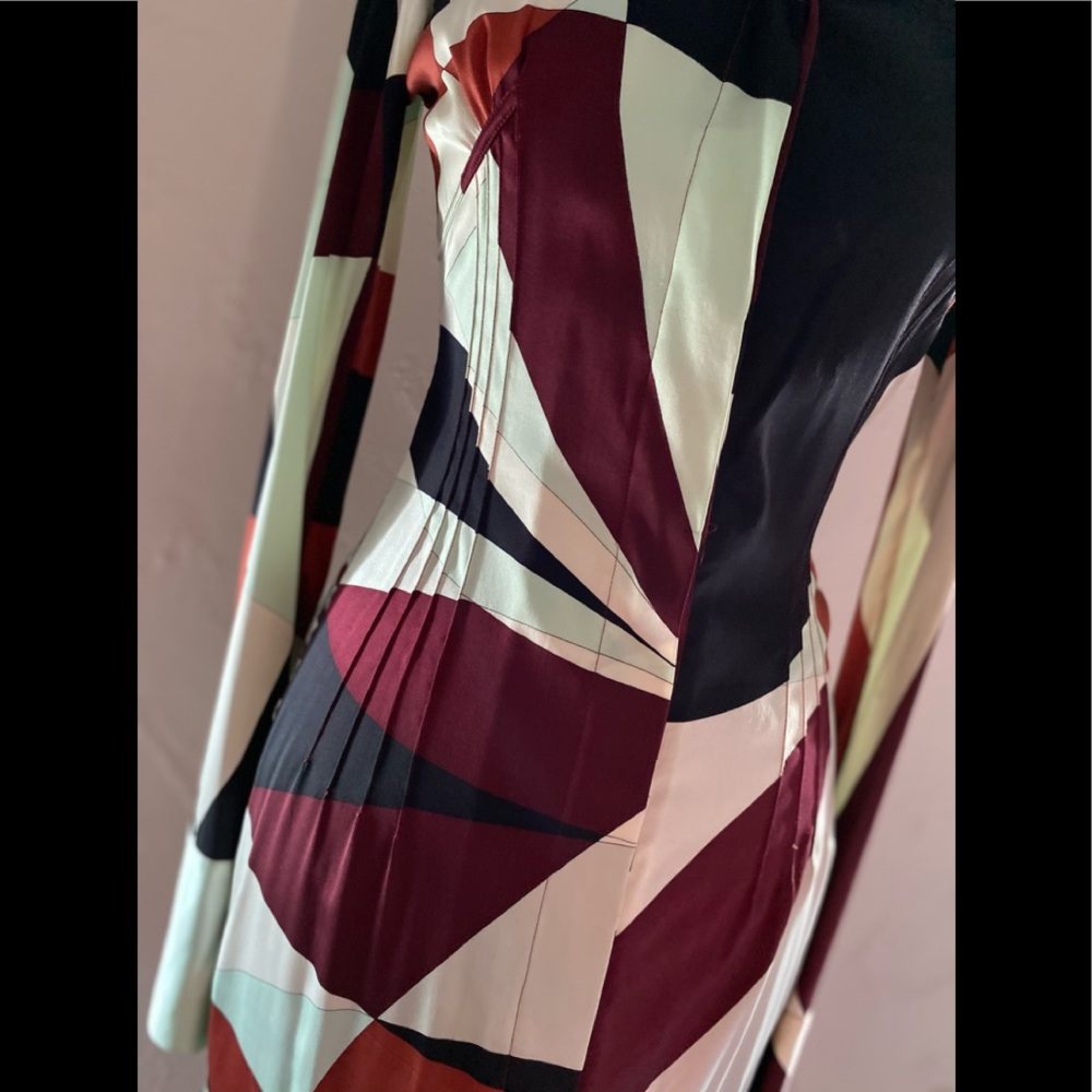 Vintage Emilio Pucci AW 2004/2005  Silk Shirt Dress (Christian Lacroix Era) - Picture 7 of 17